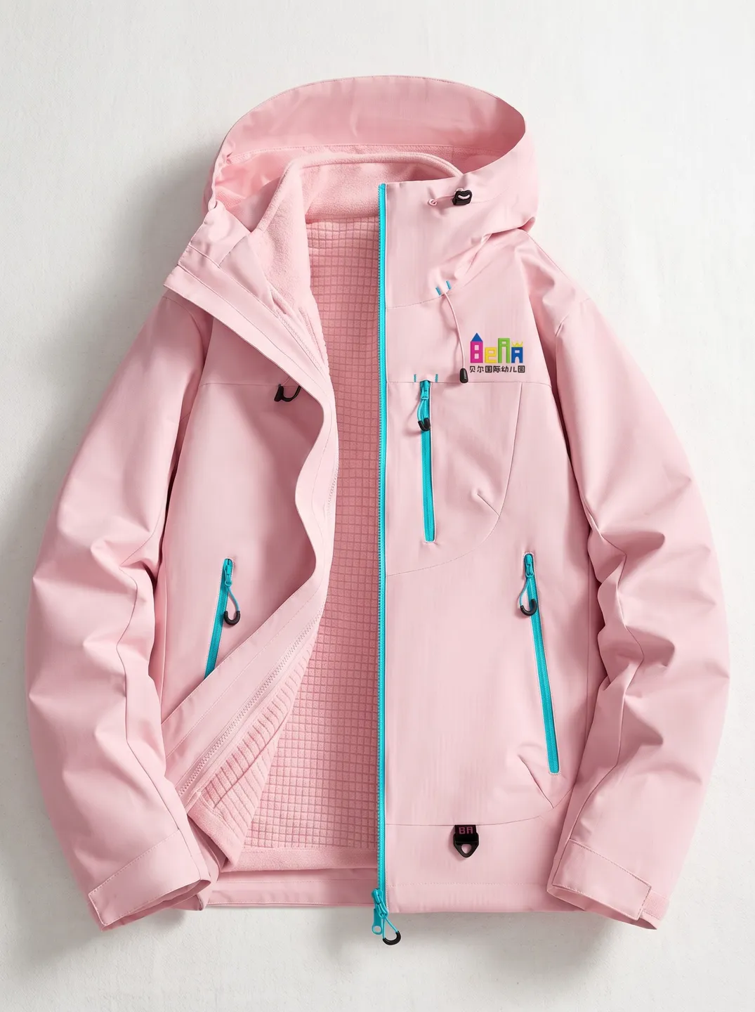 Pink Hooded Jacket · Garment overview · PM-C-038 / 1