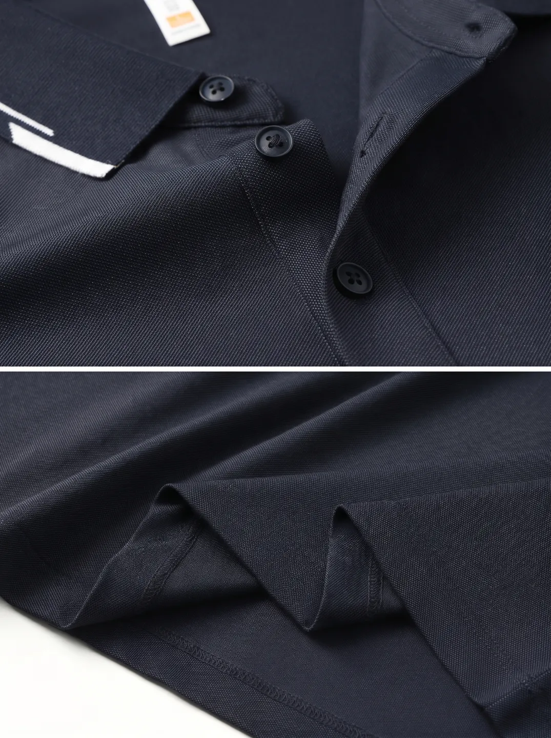 Navy Polo Shirt · Logo and design details · PM-C-052 / 3
