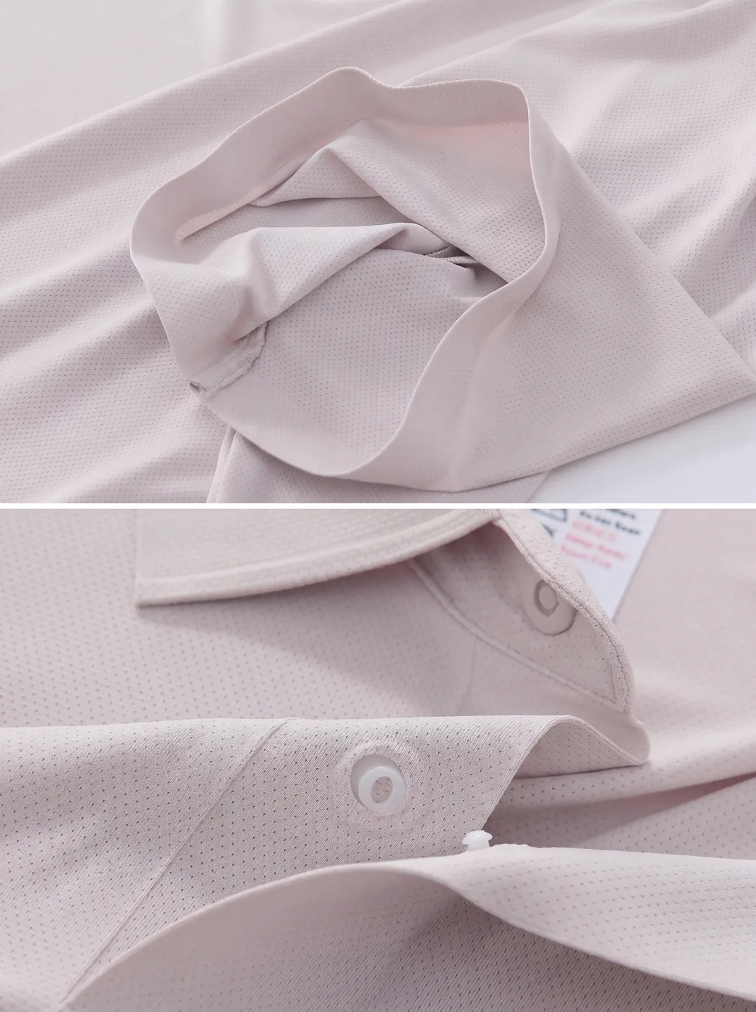 Lavender Polo Shirt · Logo and design details · PM-C-062 / 3