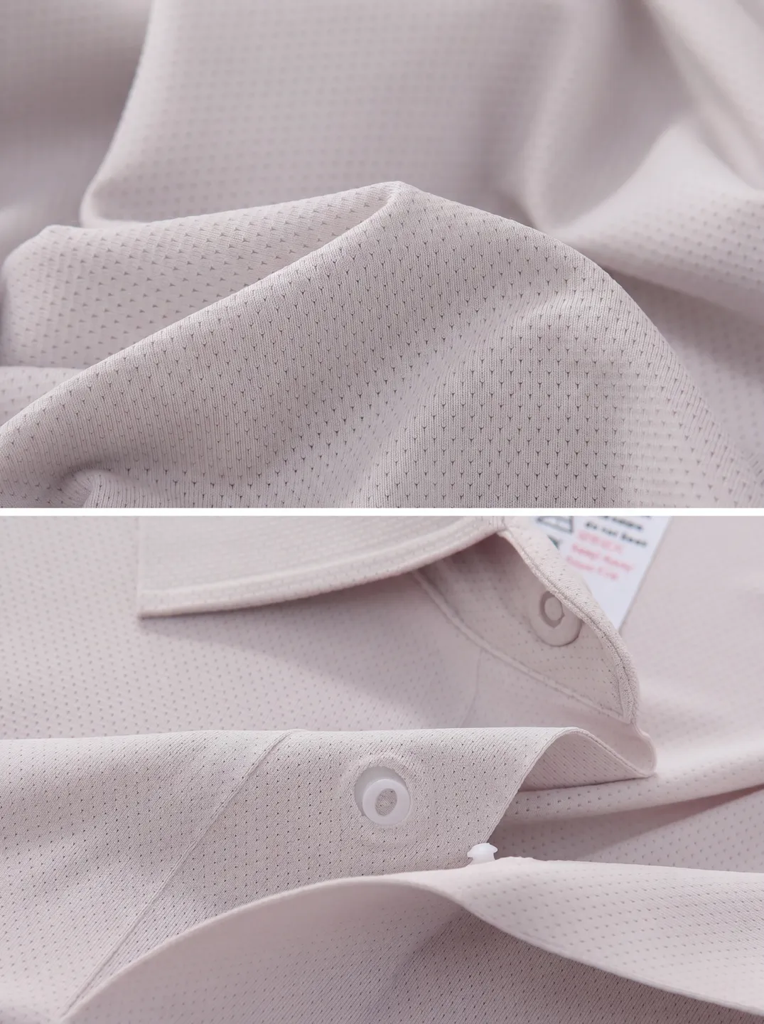Lavender Polo Shirt · Logo and design details · PM-C-062 / 4