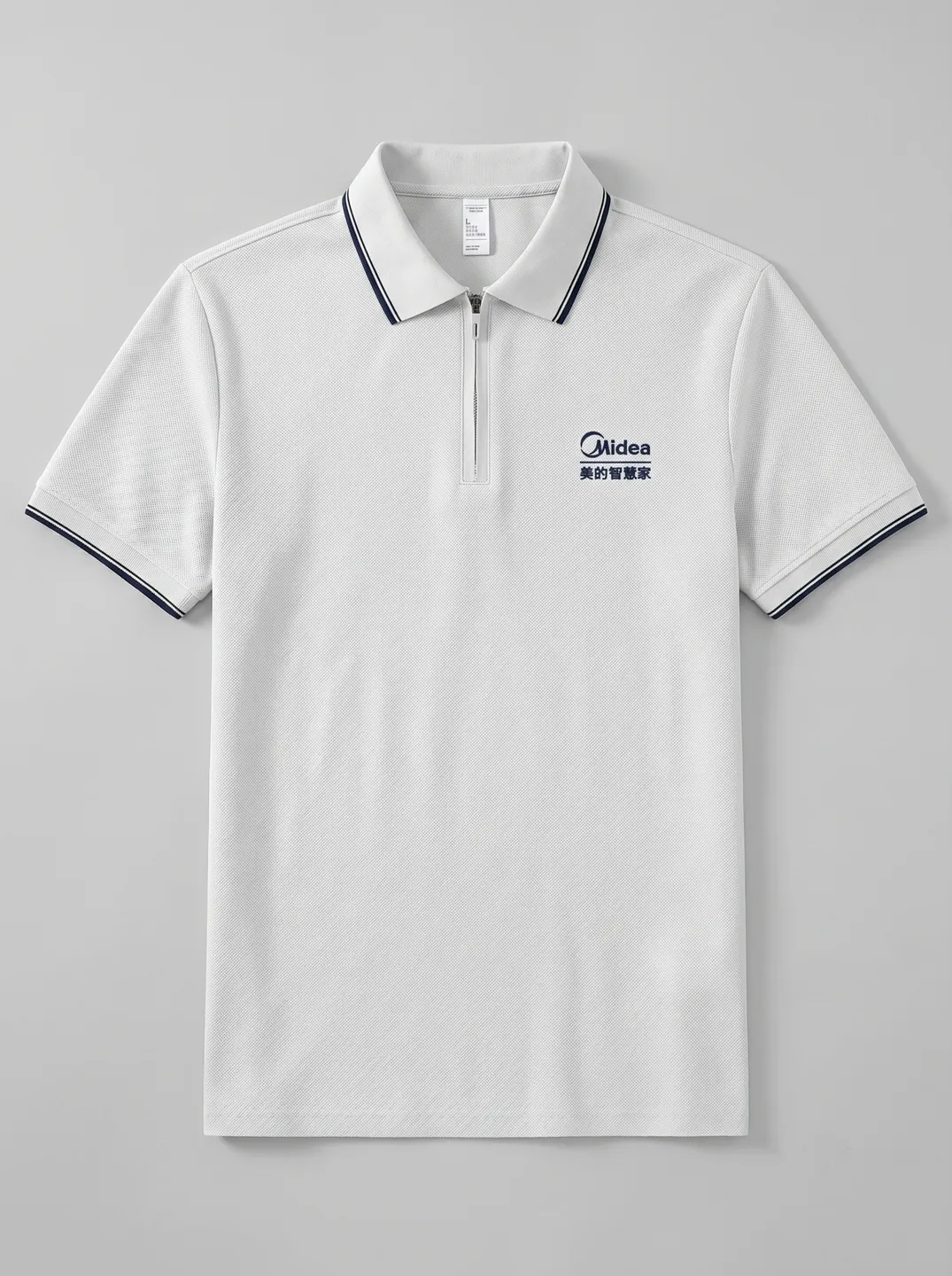 Light Grey Polo Shirt · Garment overview · PM-C-063 / 1