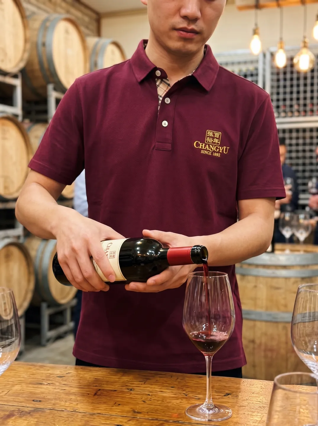 Burgundy Polo Shirt · Styling and setting · PM-C-065 / 5