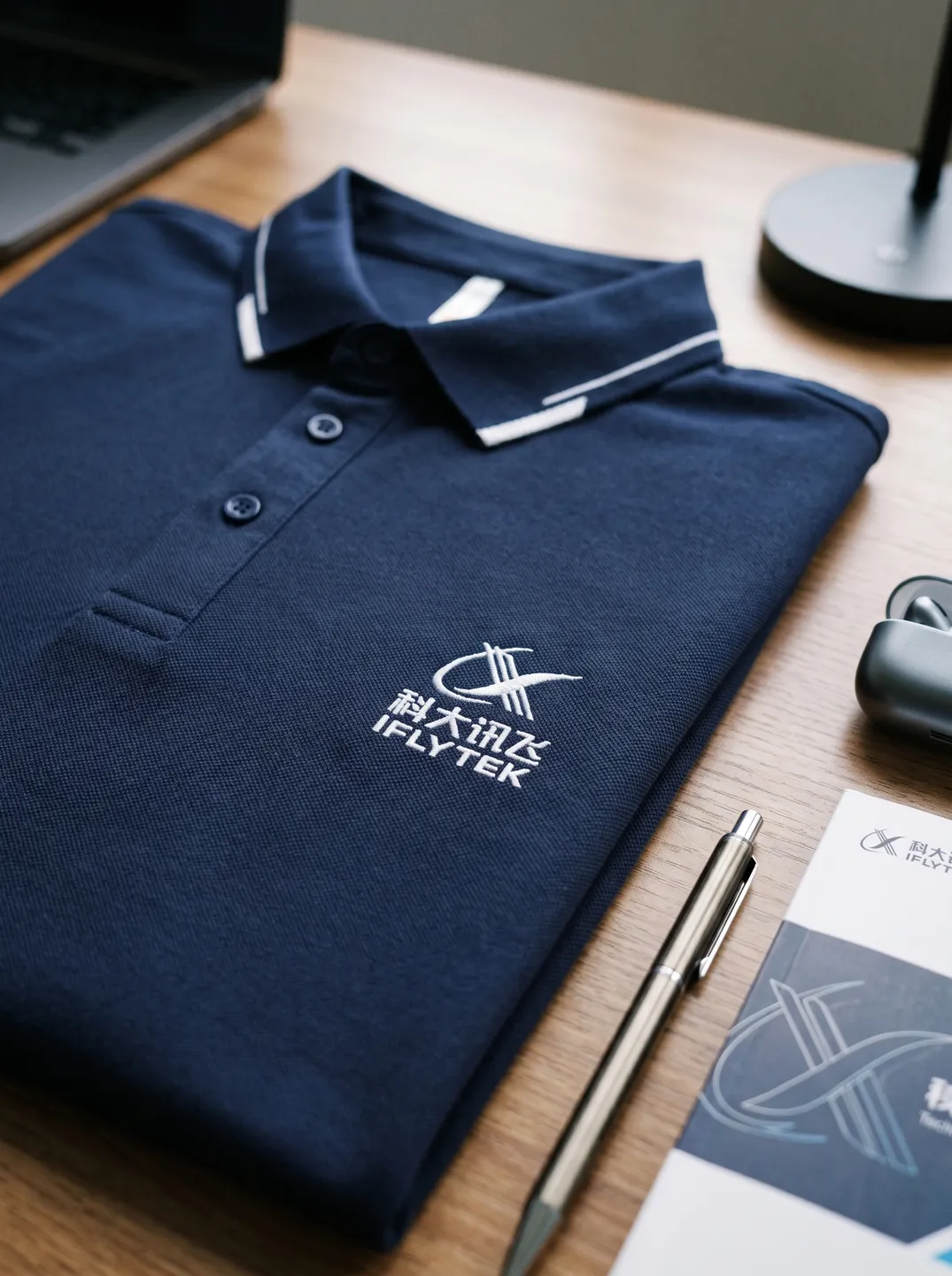 Navy Polo Shirt · Logo and design details · PM-C-067 / 2
