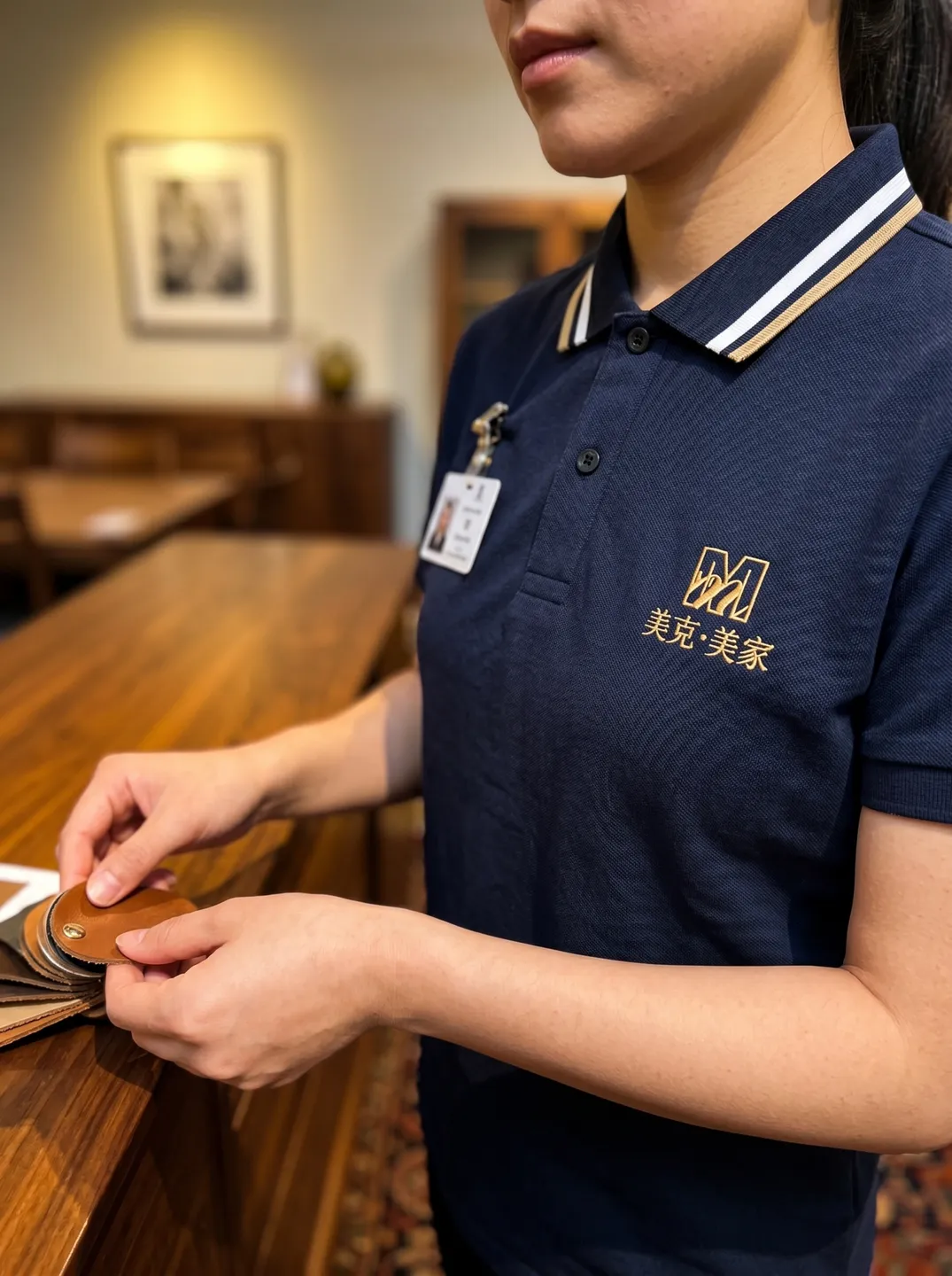Navy Polo Shirt · Styling and setting · PM-C-070 / 6