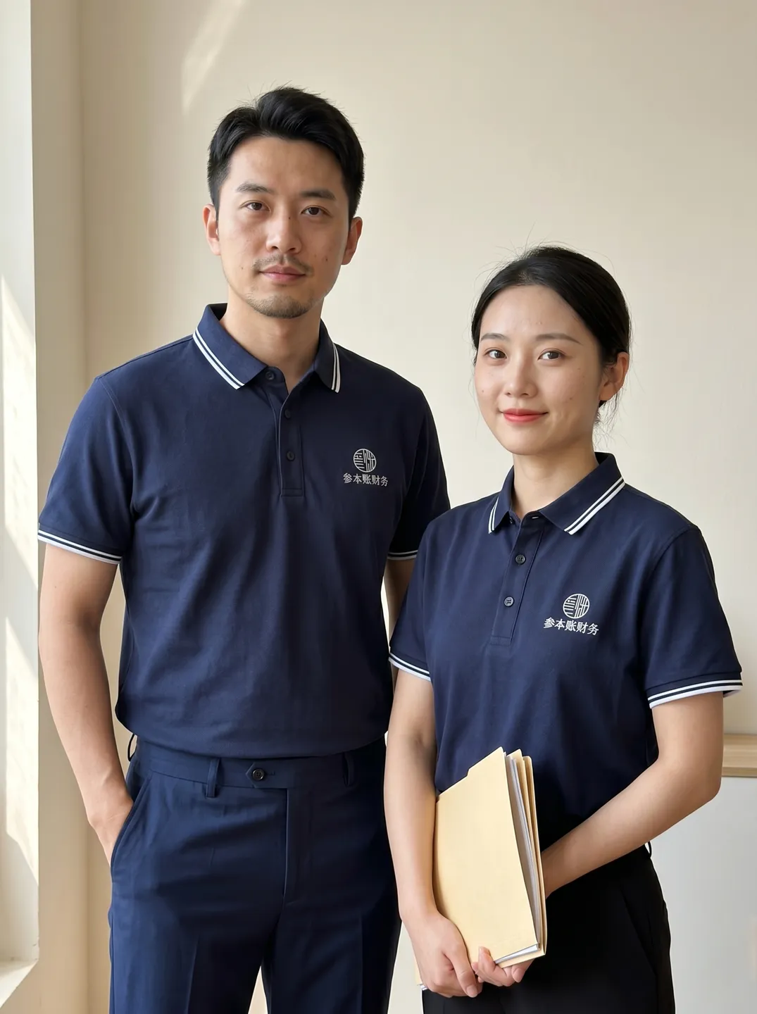 Navy Polo Shirt · Styling and setting · PM-C-075 / 7