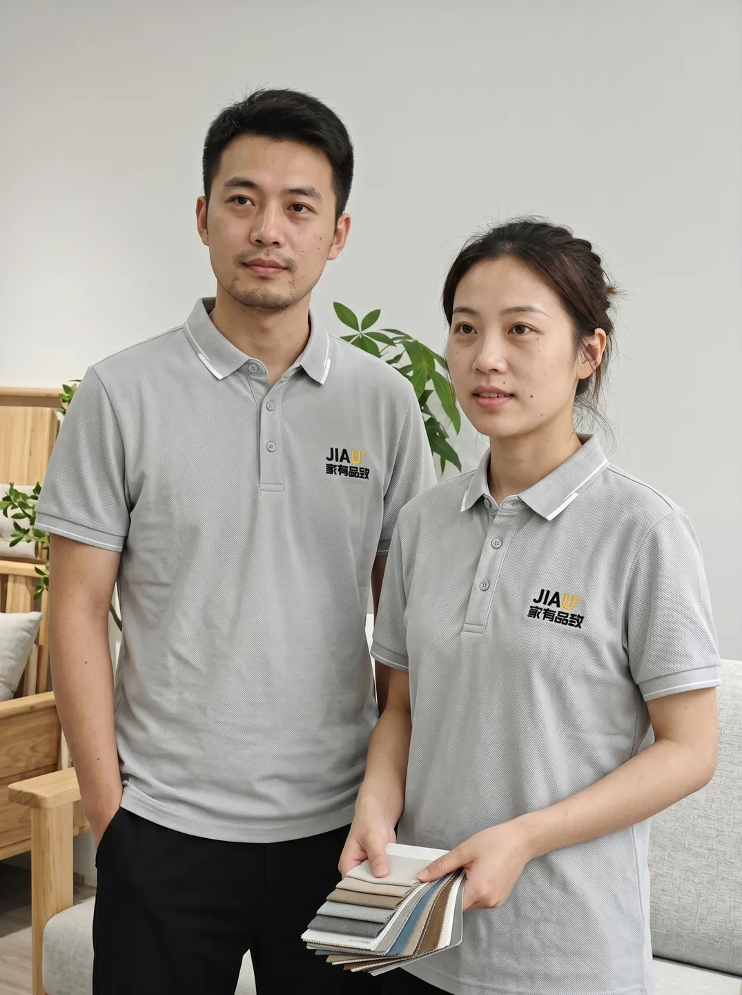 Light Grey Polo Shirt · Styling and setting · PM-C-077 / 6