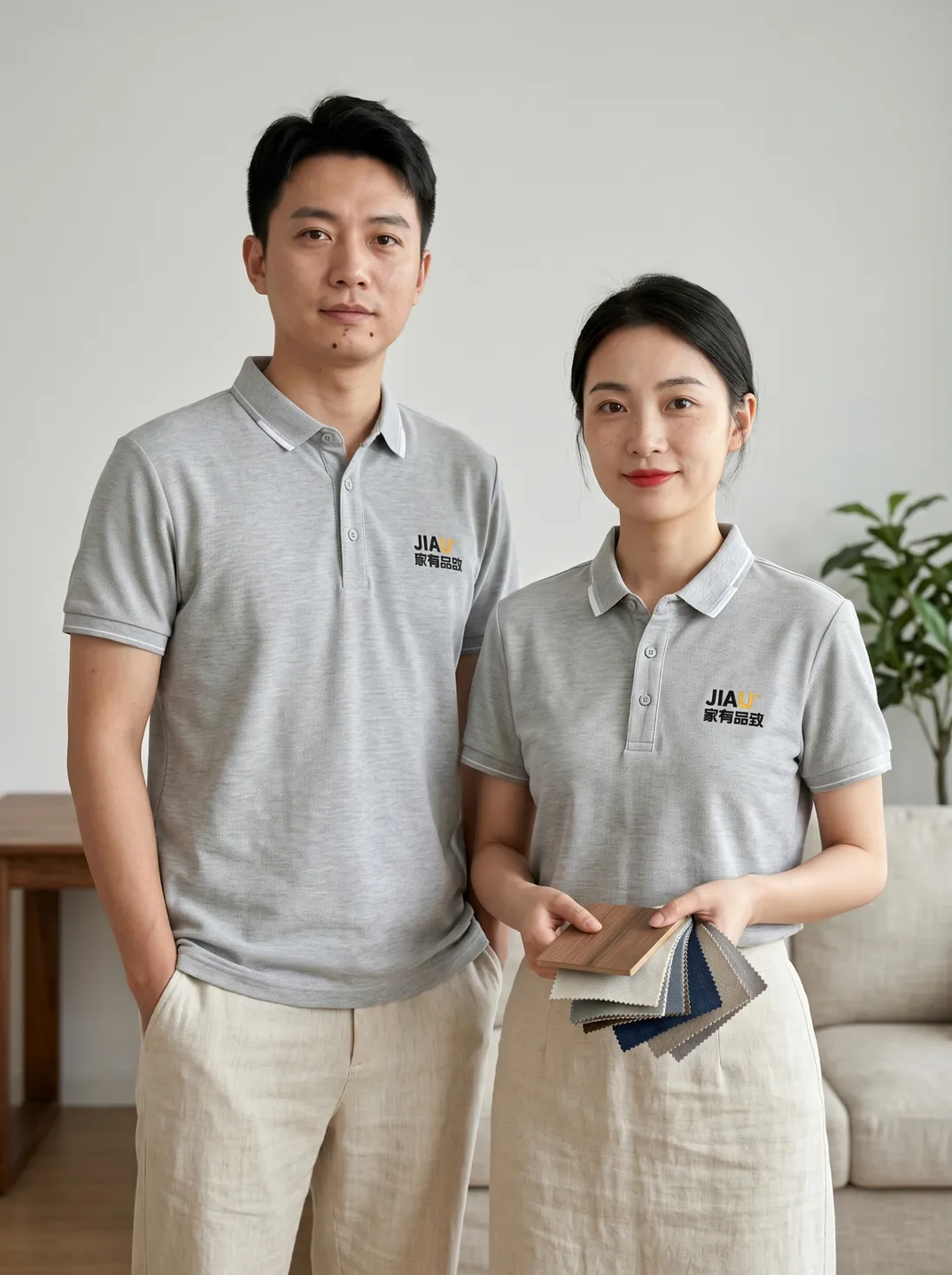 Light Grey Polo Shirt · Styling and setting · PM-C-077 / 7