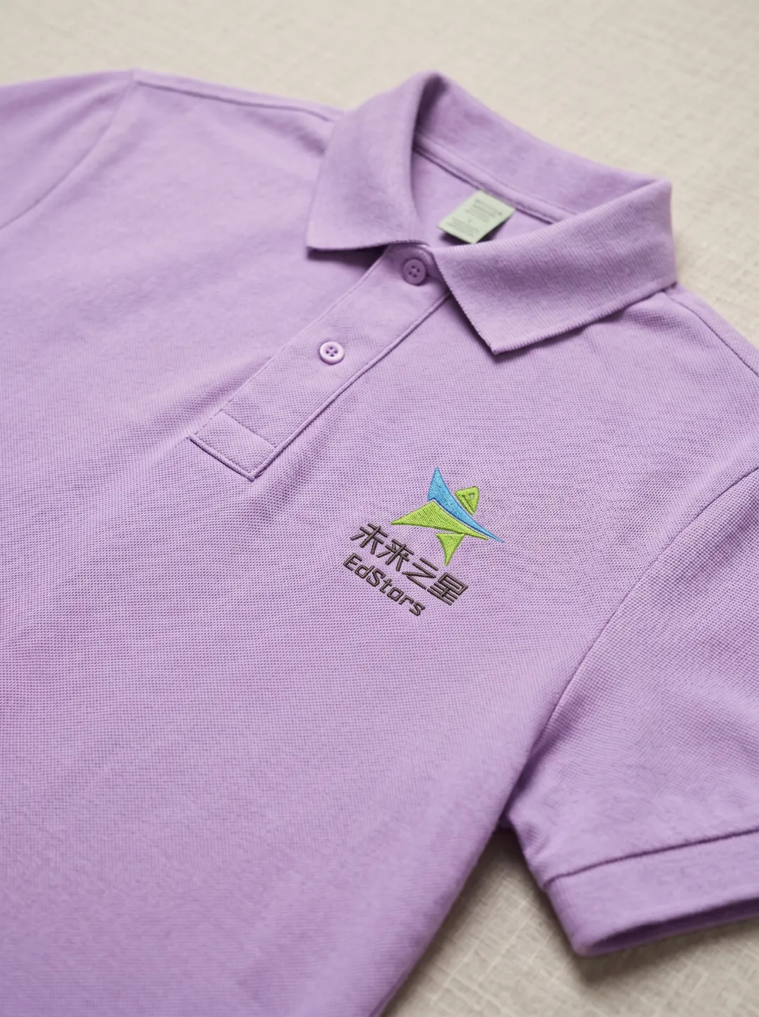 Lavender Polo Shirt · Garment overview · PM-C-079 / 5