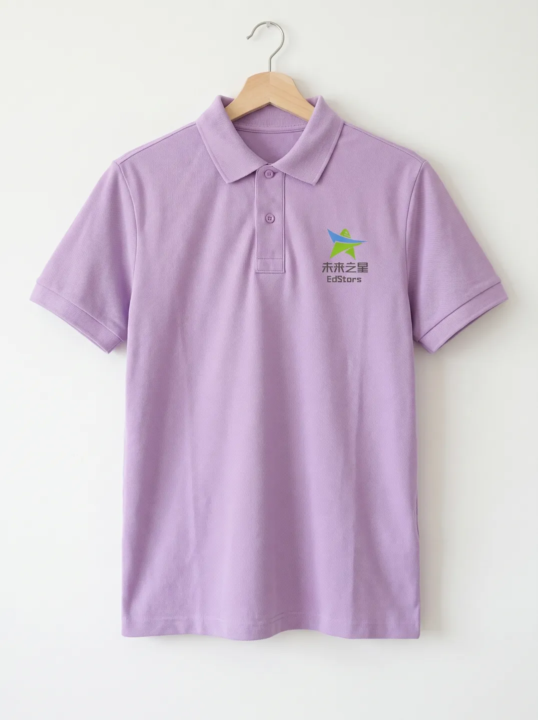 Lavender Polo Shirt · Garment overview · PM-C-079 / 1