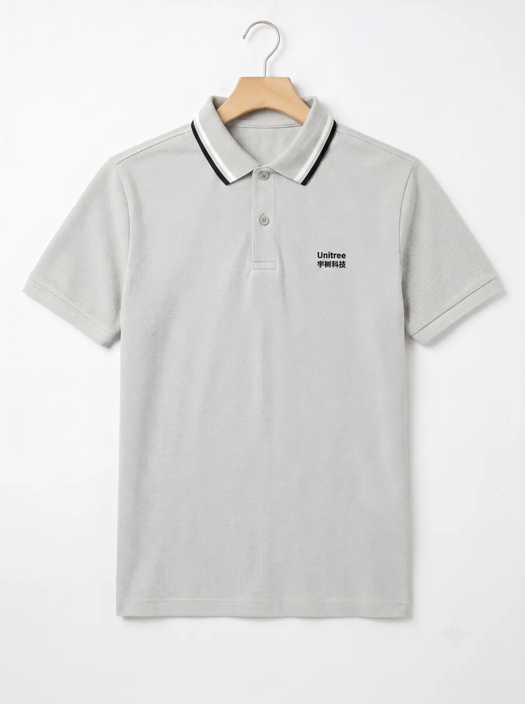Light Grey Polo Shirt · Garment overview · PM-C-088 / 1