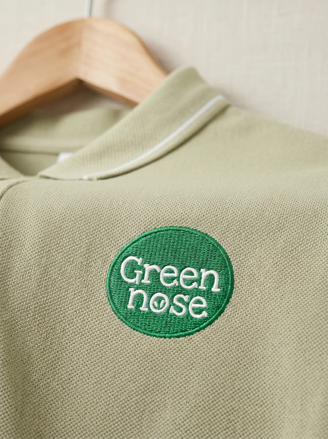 Sage Polo Shirt · Logo and design details · PM-C-095 / 2