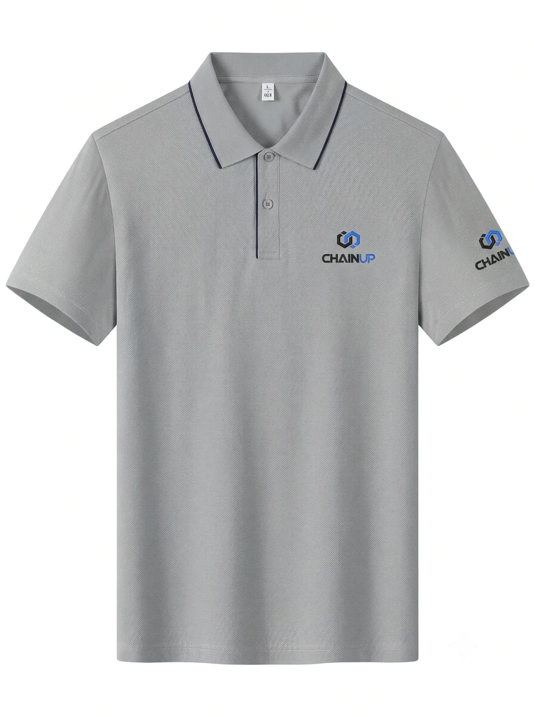 Light Grey Polo Shirt · Garment overview · PM-C-121 / 1