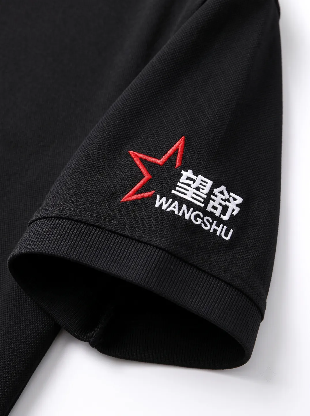 Black Polo Shirt · Logo and design details · PM-C-138 / 4