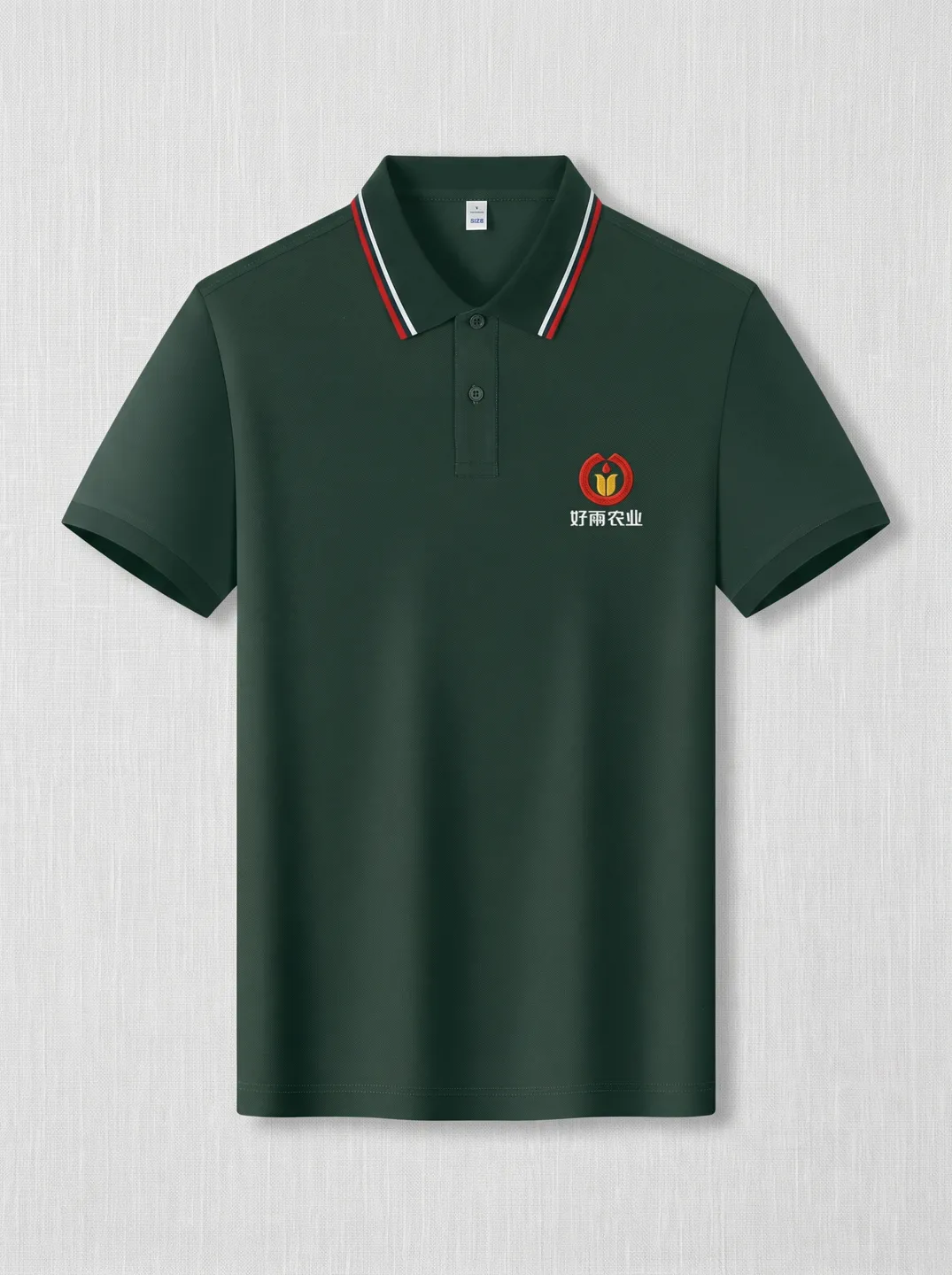 Deep Green Polo Shirt · Garment overview · PM-C-140 / 1