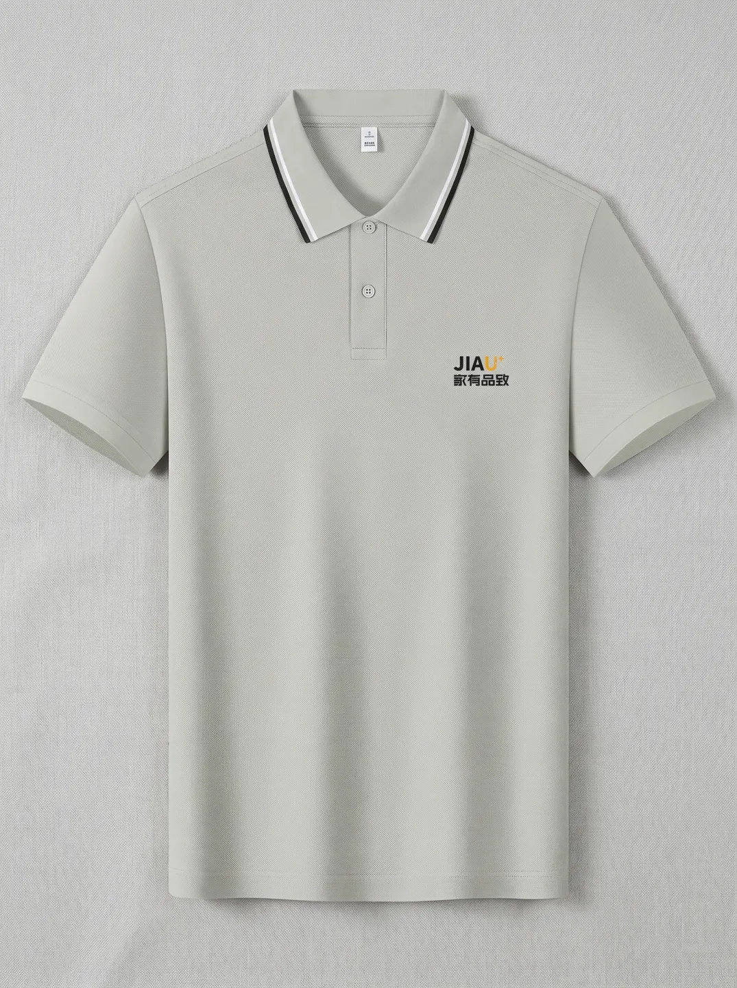 Light Grey Polo Shirt · Garment overview · PM-C-142 / 1