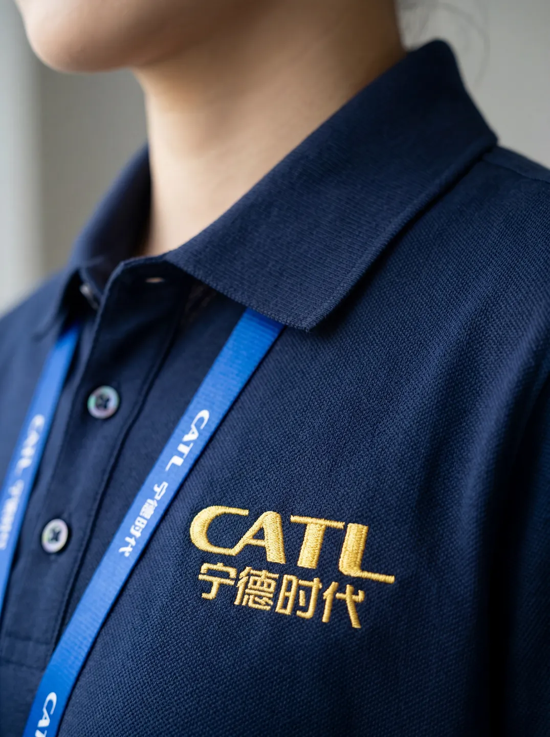 Navy Polo Shirt · Logo and design details · PM-C-159 / 3