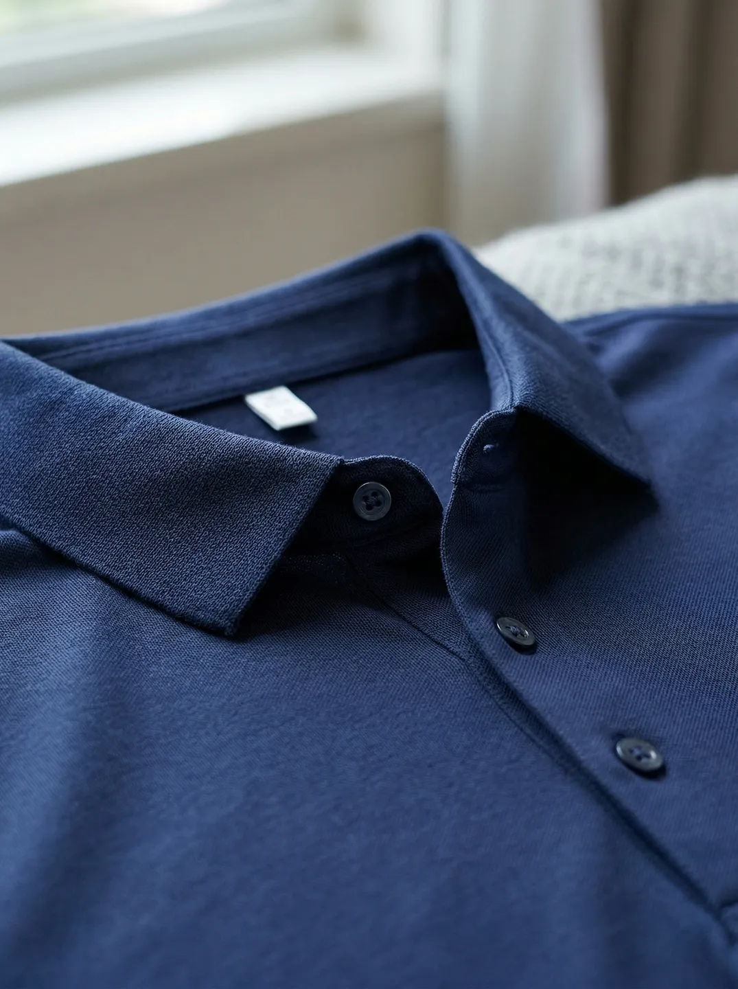 Navy Polo Shirt · Logo and design details · PM-C-162 / 4