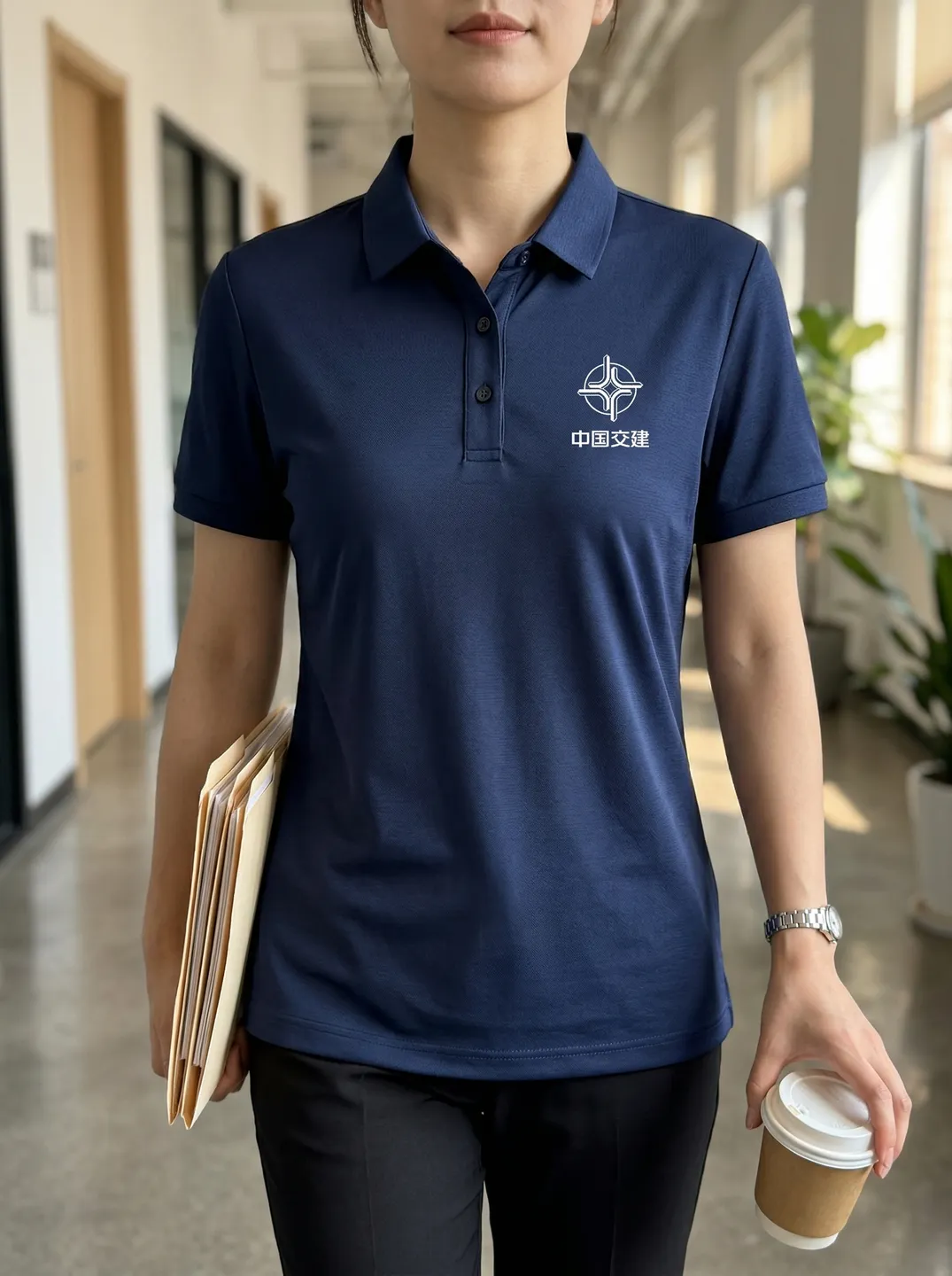 Navy Polo Shirt · Styling and setting · PM-C-162 / 8