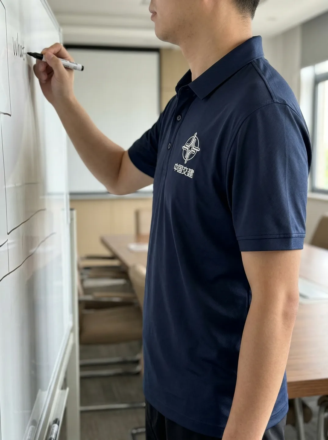 Navy Polo Shirt · Styling and setting · PM-C-162 / 6