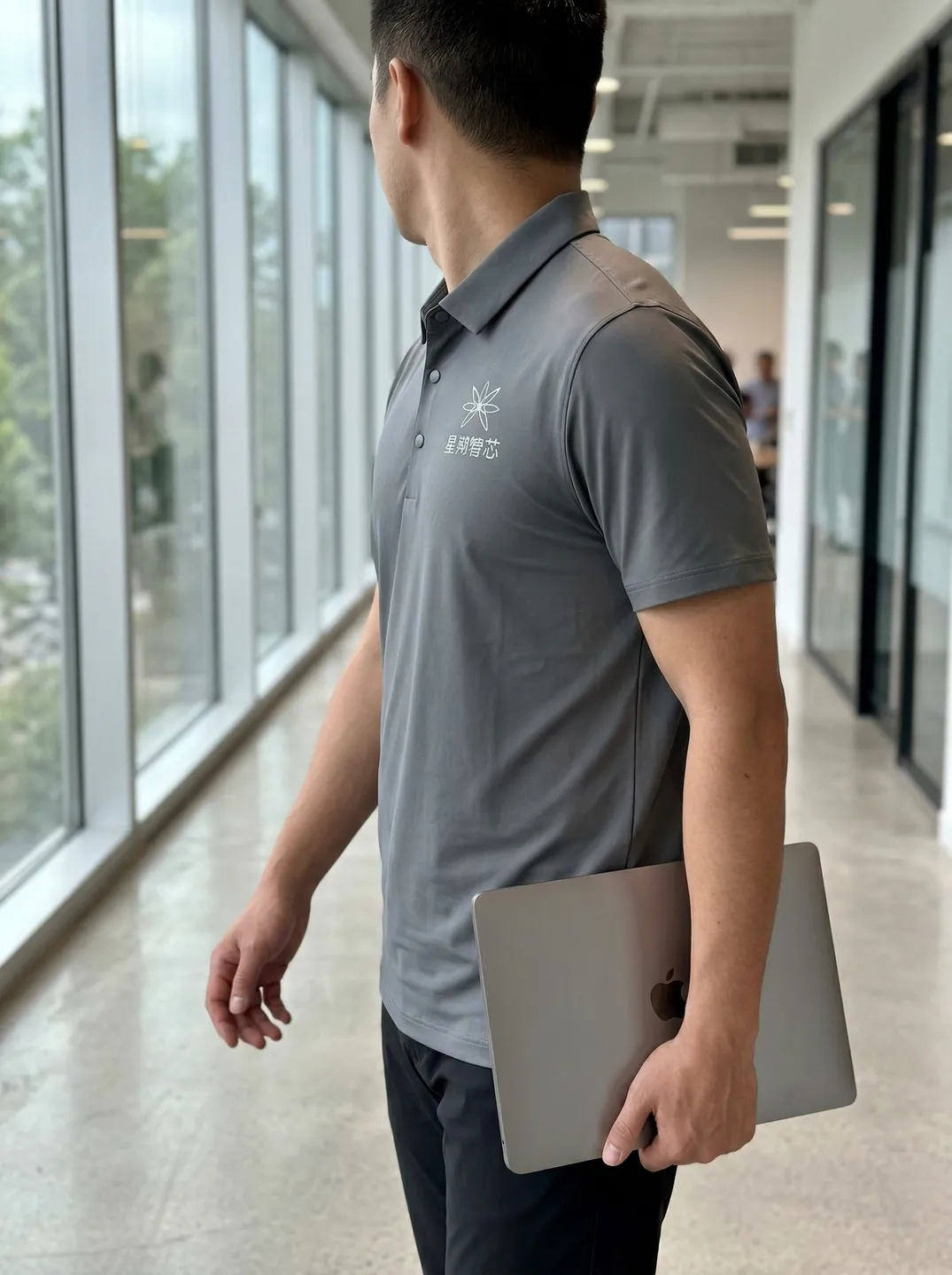 Charcoal Polo Shirt · Styling and setting · PM-C-163 / 4