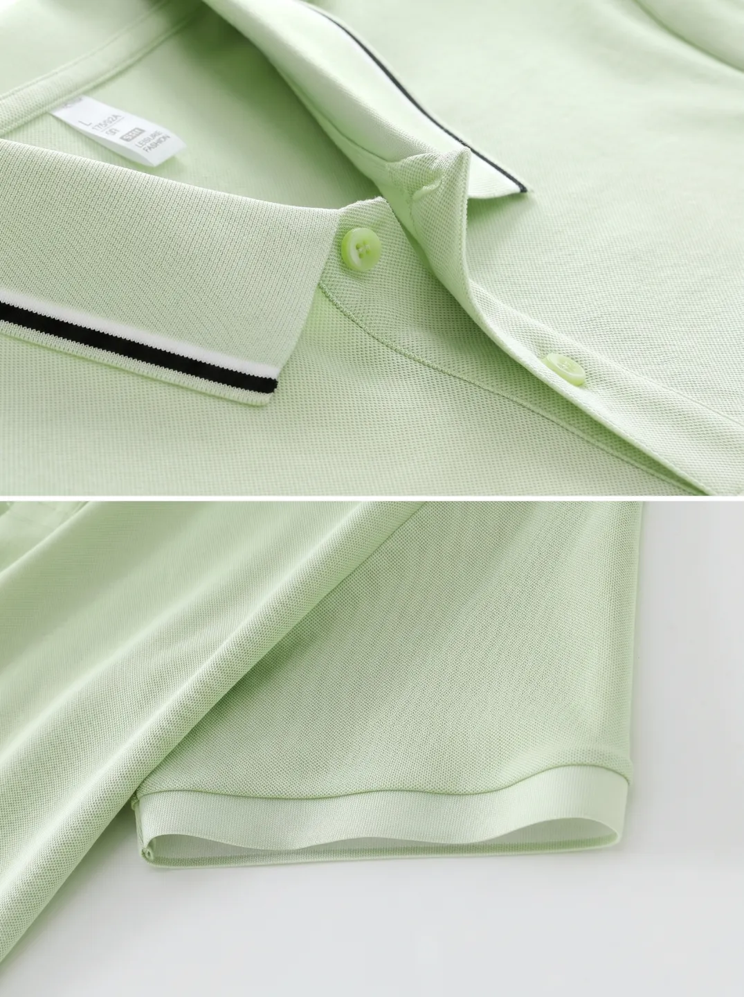 Mint Polo Shirt · Logo and design details · PM-C-193 / 3