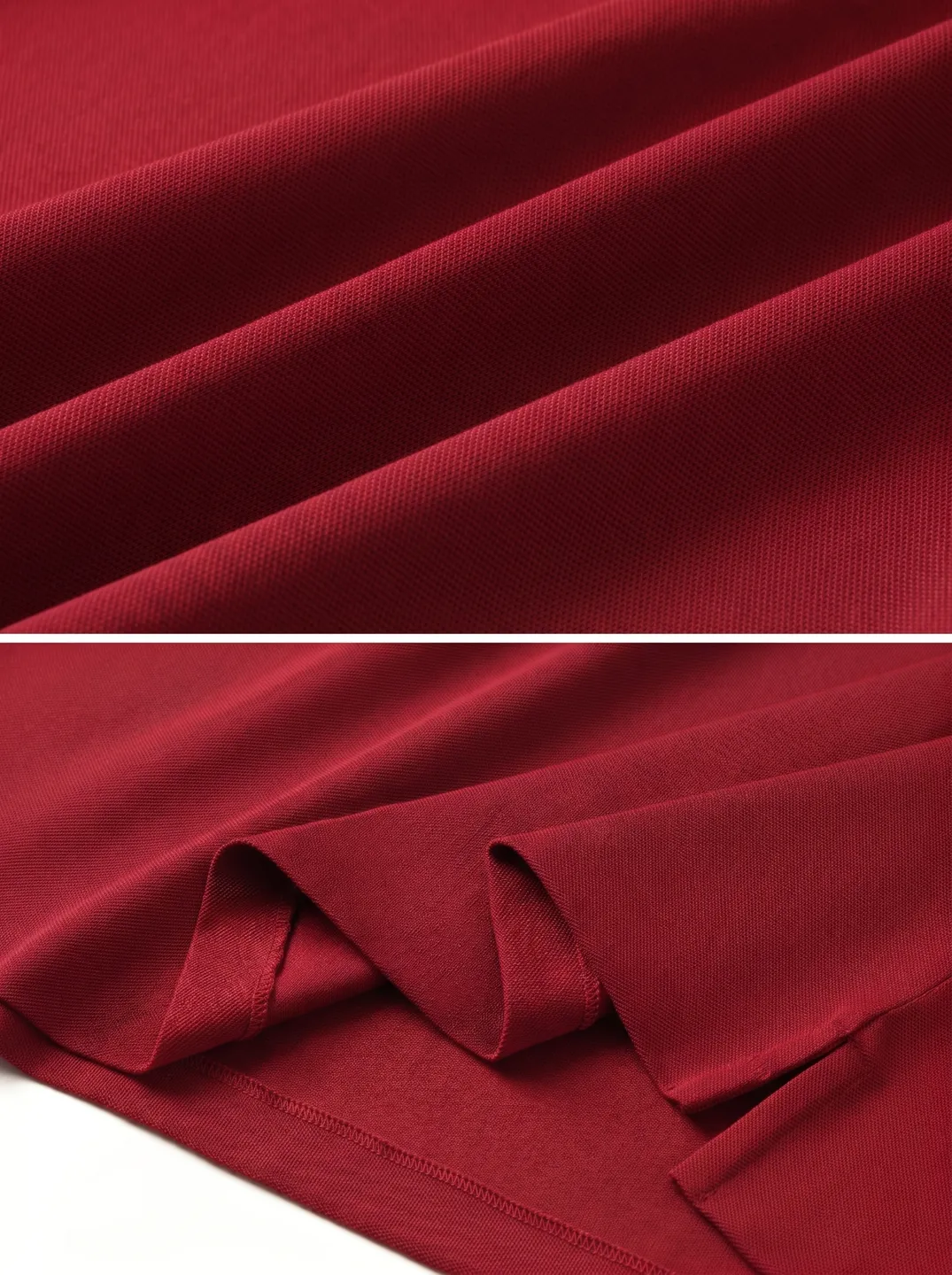 Burgundy Polo Shirt · Logo and design details · PM-C-201 / 5