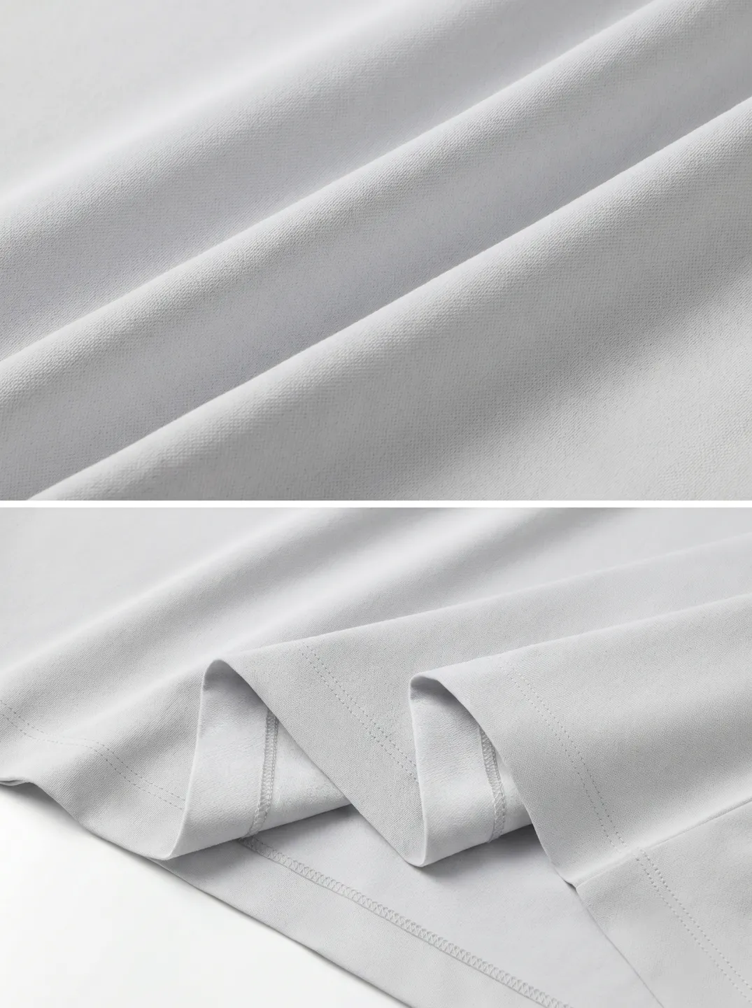 Light Grey Zip-Neck Polo Shirt · Logo and design details · PM-C-203 / 5