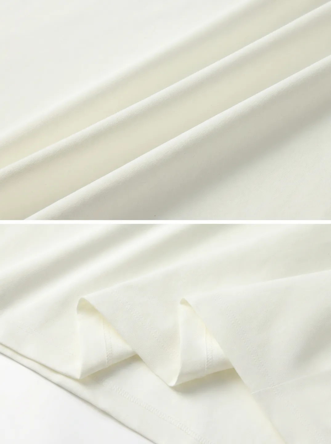 Ivory Stand-Collar Polo Shirt · Logo and design details · PM-C-204 / 5