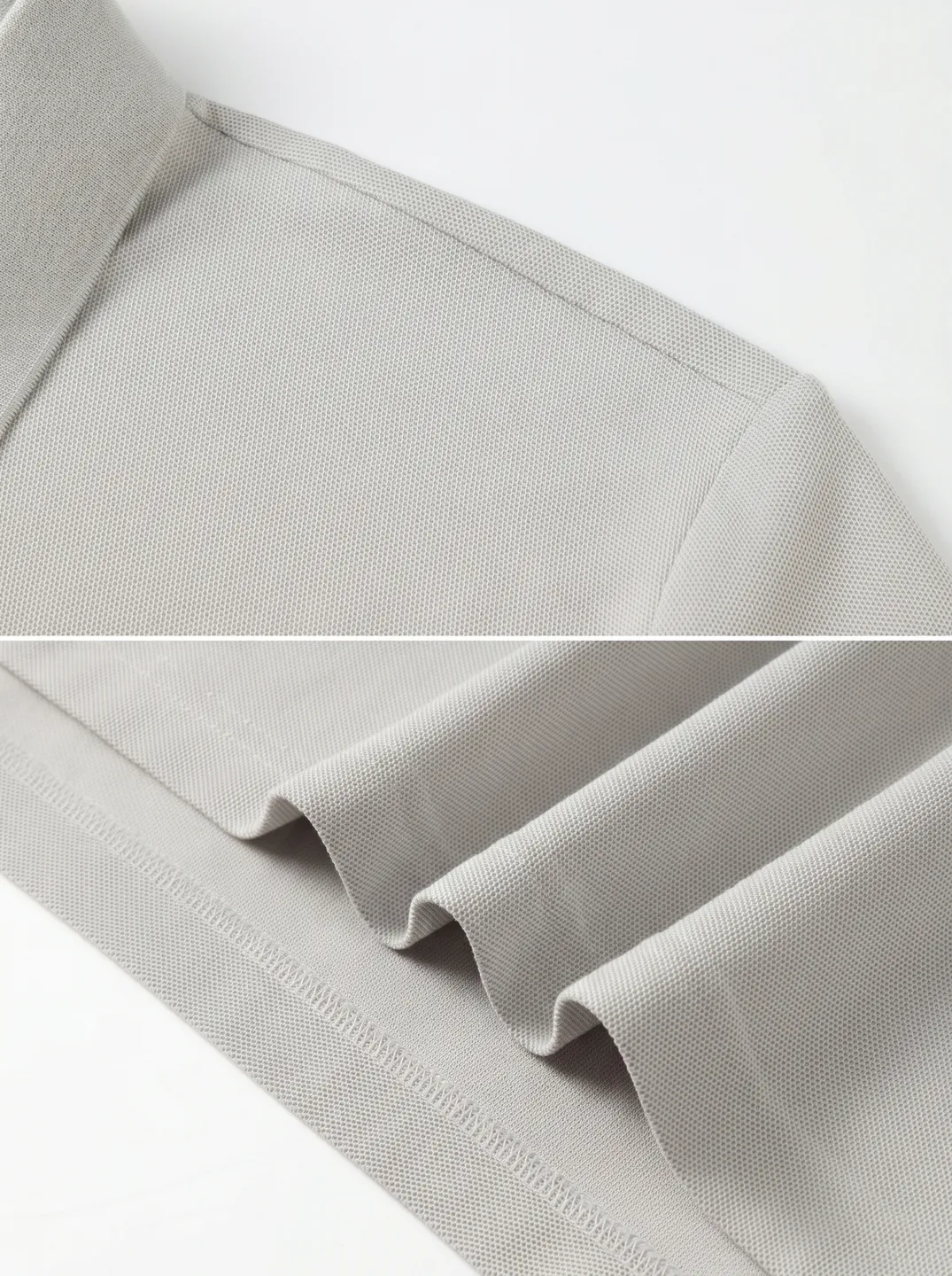 Light Grey Polo Shirt · Logo and design details · PM-C-206 / 5