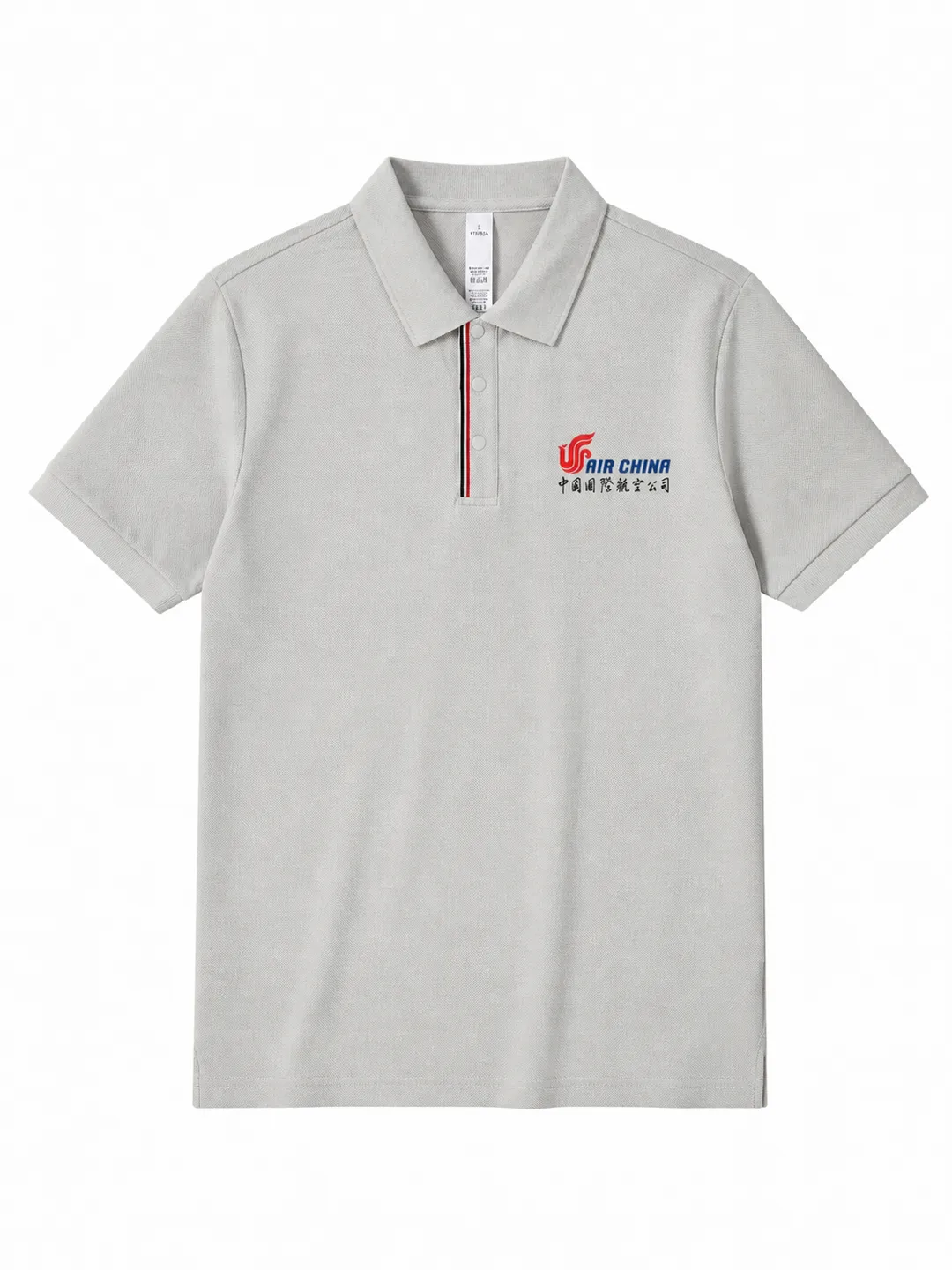Light Grey Polo Shirt · Garment overview · PM-C-206 / 1