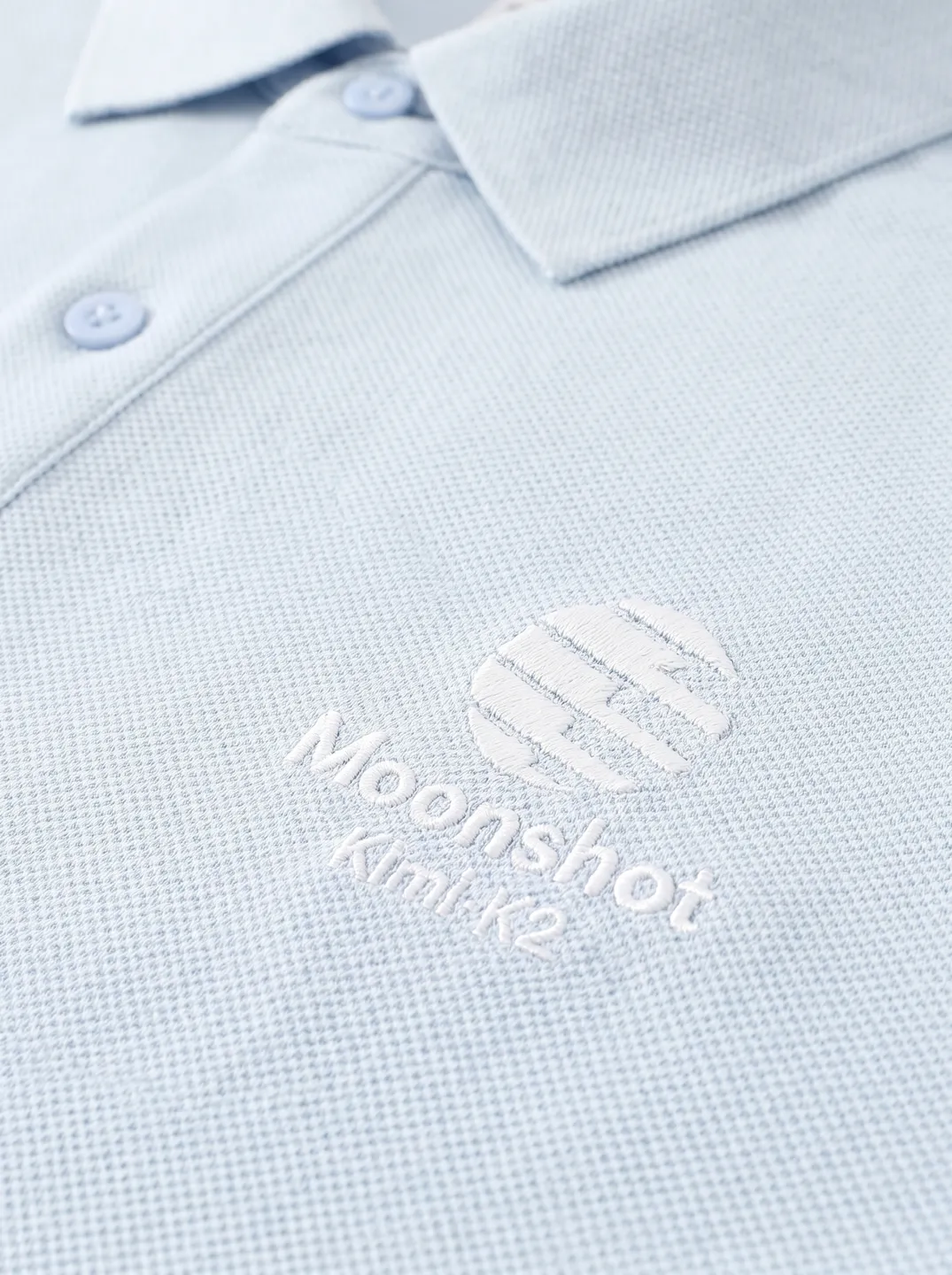 Light Blue Polo Shirt · Logo and design details · PM-C-209 / 2