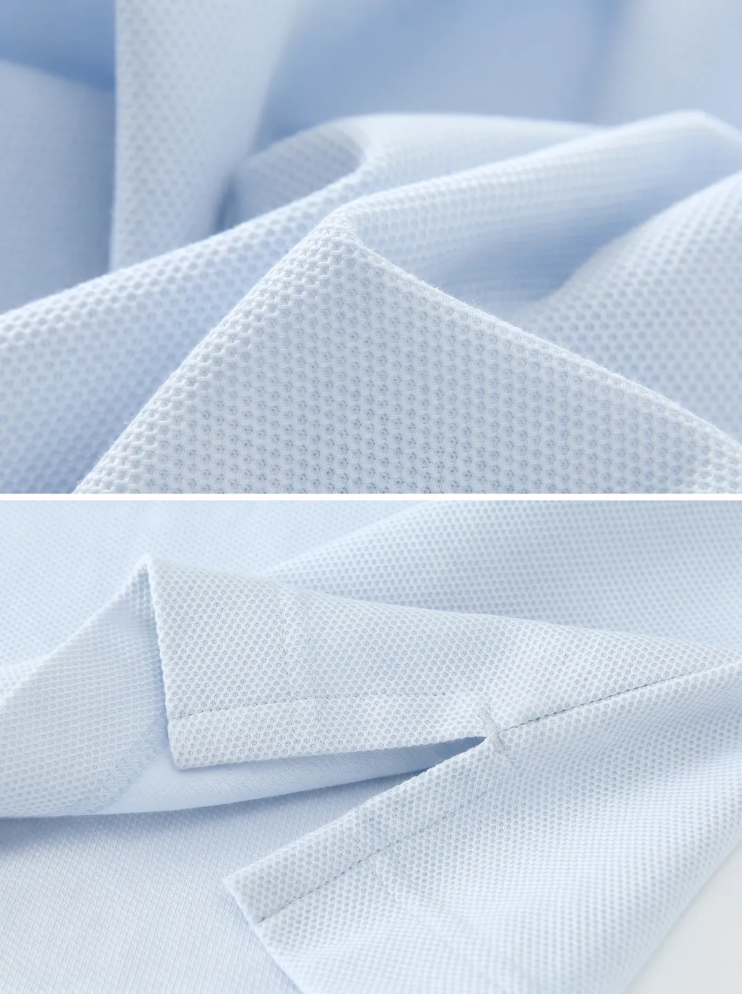 Light Blue Polo Shirt · Logo and design details · PM-C-209 / 5