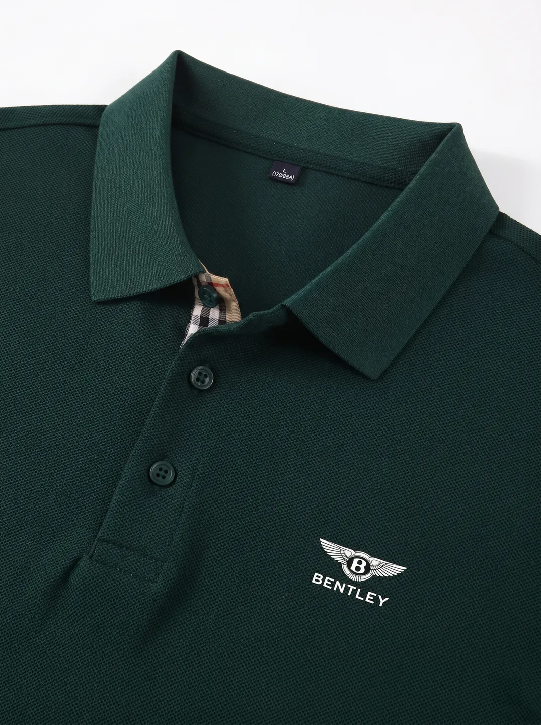 Deep Green Polo Shirt · Logo and design details · PM-C-221 / 3