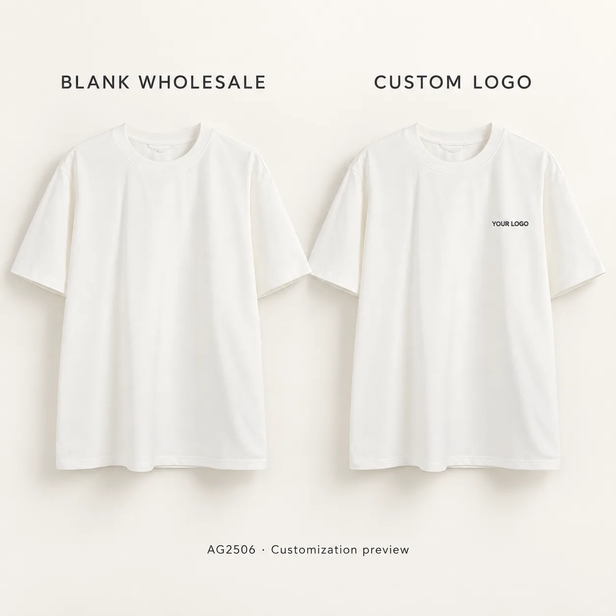 Honeycomb Quick-Dry Cotton-Poly Tee · Logo preview
